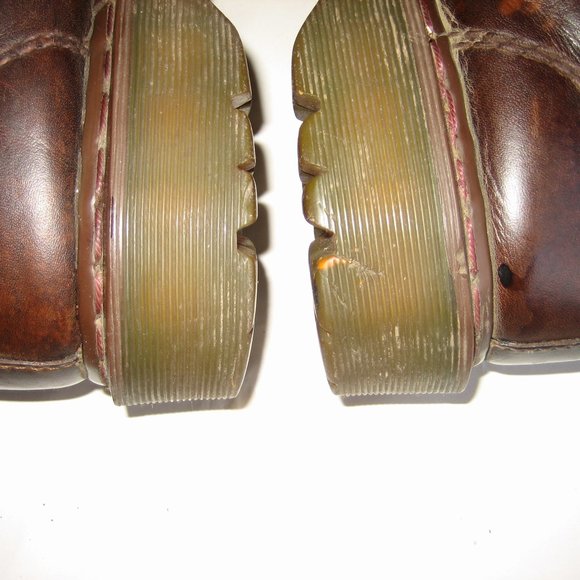 DR. MARTENS Air Wair Brown 8287 Leather Boots, 12
